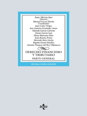 cover image of Derecho financiero y tributario